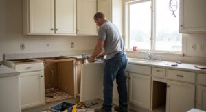 Remove Kitchen Cabinets