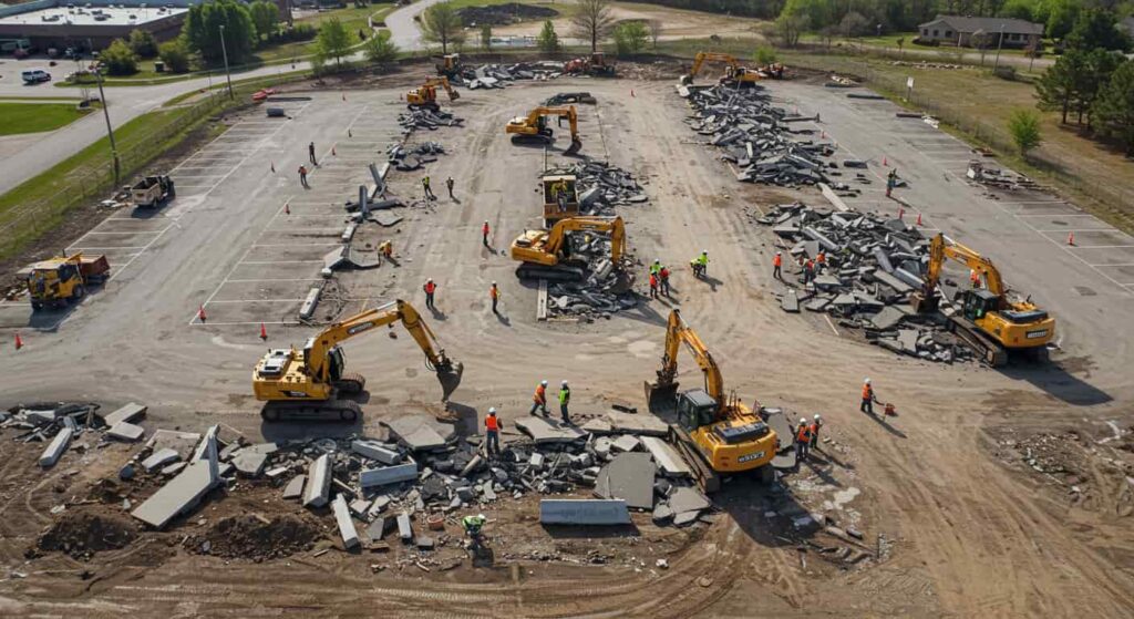 parking lot removal in nyc